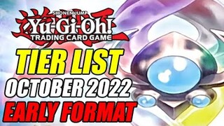 Yu-Gi-Oh! Tier List Early October 2022! The Rebuilding Begins!