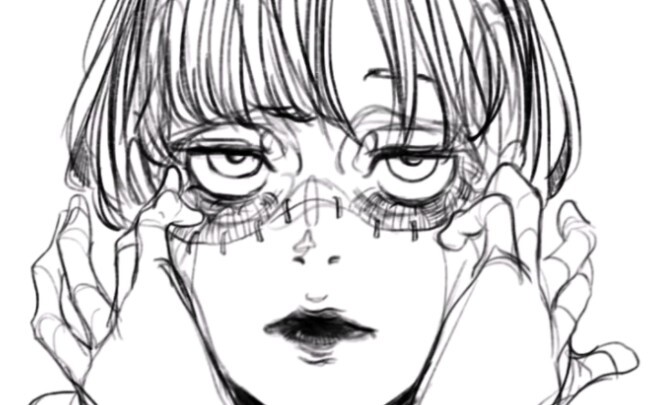 【บทเรียนวาดภาพผ่านไอแพด】ขั้นตอนการวาดใบหน้าตัวละครด้วยแท็บเล็ต