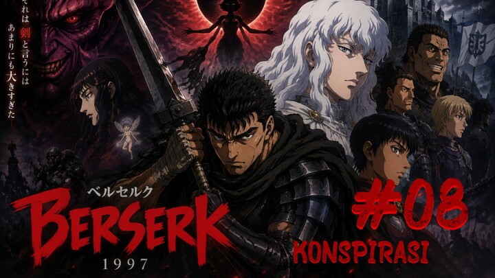 Berserk 1997 (Kenpuu Denki Berserk) Eps 08 Subtitle Indonesia "Konspirasi" | Griffith mau dibunuh