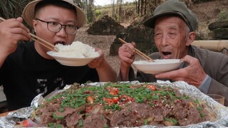 Countryside Recipe & Mukbang | Braised Beef in Foil