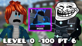 LEVEL 0 TO 100 IN TDS |  EP.6: BEGINNER VS FALLEN MODE | Roblox