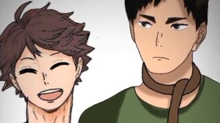 parah sih Oikawa malah dijadiin ushi-chan~~