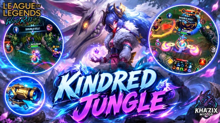 LOL WildRift : Kindred Jungle is Secretly OP Right Now! 🔥
