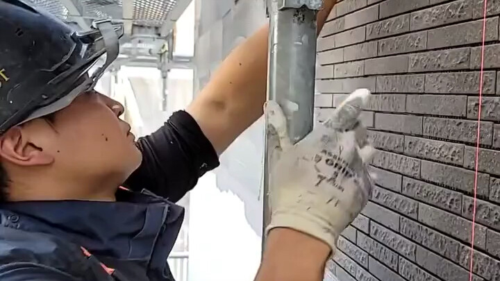 Exterior wall tile patching