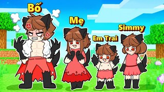Nếu Gia Đình Người Sói Simmy Có Cuộc Sống Trong Minecraft