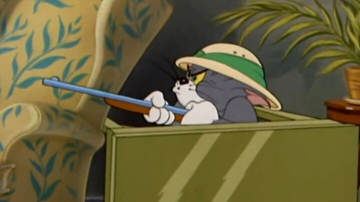 Tom was so frightened when he heard a lion that he welded the door shut