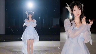 Wow, đó là yêu tinh tuyết☆Nhảy múa trong mùa tuyết rơi dày♫Mùa đông【Tuyết rơi】