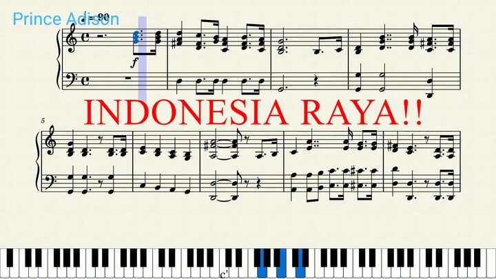 Indonesia Raya - Wage Rudolf Soepratman - MuseScore