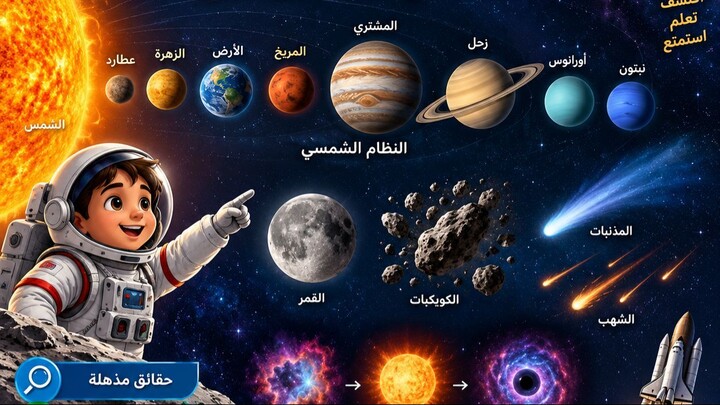 حقائق مدهشة عن الفضاء