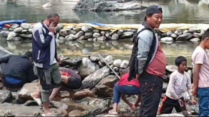 duwali fishing in Nepal | himalayan trout fishing technique |