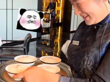 Pelayan: Tahan nafas empat mulut! #Lucu #Michelin #Tak Terduga #Konten Sangat Realistis