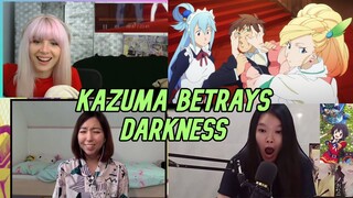 Kazuma Betrays Darkness | Konosuba Reaction Mashup