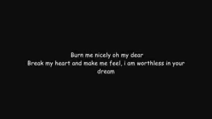 Broken rose - burn me nicely