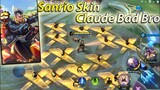 Claude No Cooldown Skills Sanrio Skin Bad Bro Gameplay | Mobile Legends New Skin