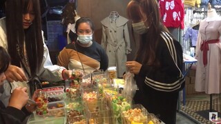 สาวๆไทขืนพาเดินชมถนนคนเดินในเชียงตุงยามค่ำคืนที่สงบเงียบเพราะโรคโควิด 19