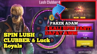 PAKEK ADAM SPIN LUSH CLUBBER DAN LUCK ROYALS PASTI DAPET CUMA 2 KALI SPIN AWM M-DUKE SWALLOWTAION