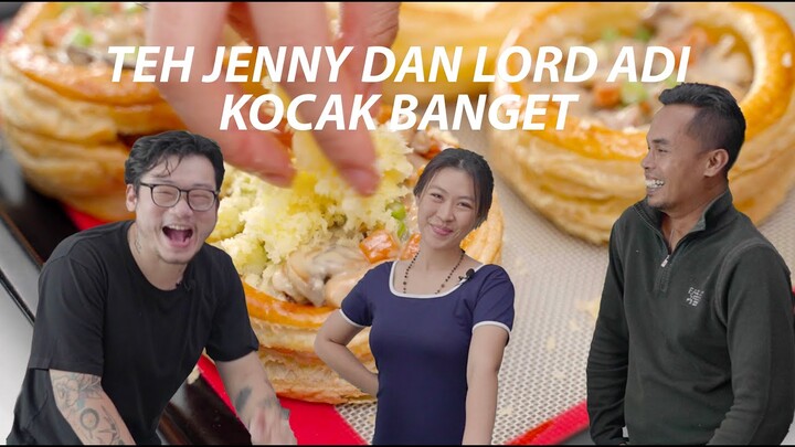 TEH JENNY DAN LORD ADI KOCAK ABIS - RESEP CHICKEN PIE - VOL AU VENT