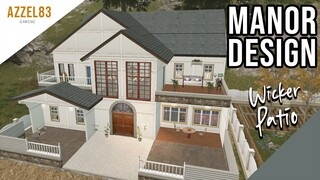 LifeAfter: Manor Design Wicker Patio | Manor 10 up | Tutorial + Blueprint