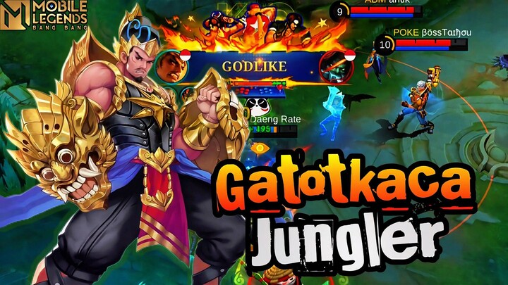 GATOTKACA MODE JUNGLER !! AUTO PANEN KILL🔥🔥