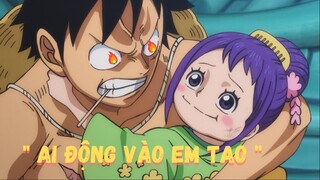 Luffy tức giận khi nghe tin Otama bị kìm kẹp vào má