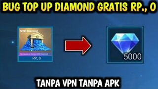 BUG TERBARU!!! | CARA TOP UP DIAMOND GRATIS RP.0 MOBILE LEGEND | BUG ML