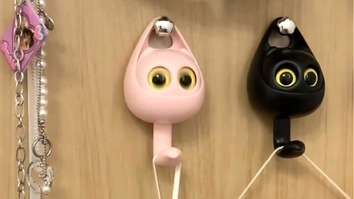 อ๊ากกก ตะขอแขวนรูปตาแมวตัวนี้น่ารักมากเลยนะ!