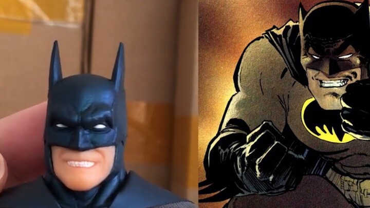 Small TV for the elderly | MEZCO supreme knight elderly batman PX version