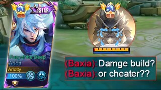 ARLOTT SECRET TRICK TO 1 HIT GLOBAL BAXIA!!🔥 ARLOTT TANK DESTROYER BUILD 2024