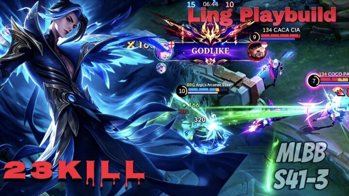 23Kill | LING | PLAY BUILD MLBB SEASON 41 - 3