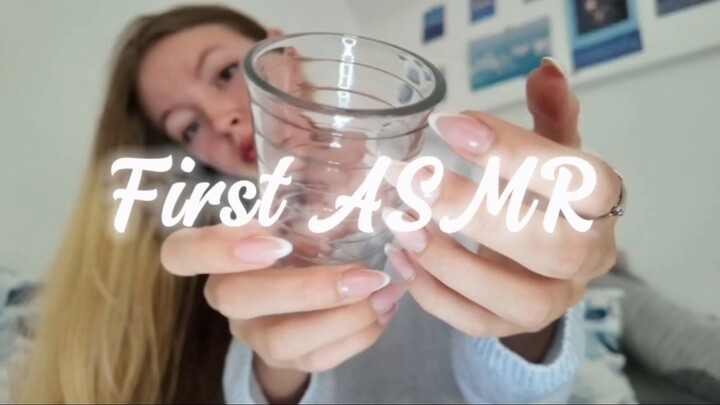 My first ASMR | soft voice, tapping | relaxing for sleep