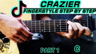 Crazier | Taylor Swift | Arthur Miguel - Step by Step (Guitar Fingerstyle Tutorial ) Chords