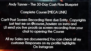 Andy Tanner  course - The 30-Day Cash Flow Blueprint download