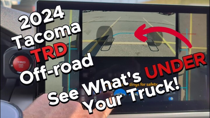 2024 Tacoma TRD Off-Road: See UNDER Your Truck! (Multi-Terrain Monitor)