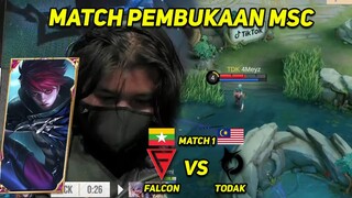 MATCH PEMBUKAAN MSC !!! JULIAN DI PICK DI TOURNAMENT !!!