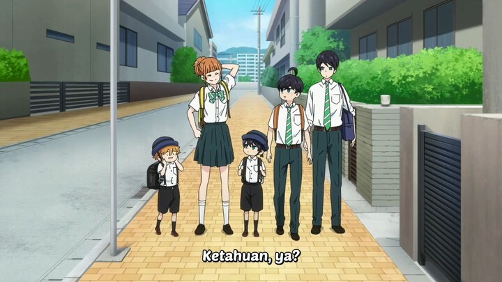 Yuzuki-san chi no Yonkyodai Episode 11 SUB INDO