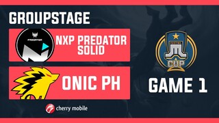 Just ML Cup Day 1 Onic PH vs NXP Solid Game 1 (BO3) | Just ML Mobile Legends