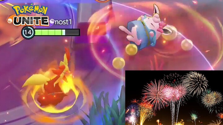 When Delphox & Wigglytuff Celebrates New Year 🥺 Pokemon Unite