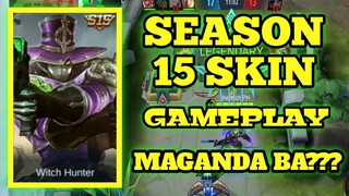 SEASON 15 FREE SKIN CLINT [WITCH HUNTER] | mobile legends bang bang