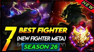 7 BEST FIGHTER HEROES IN MOBILE LEGENDS 2022 (SEASON 26) | Mobile Legends Tier List