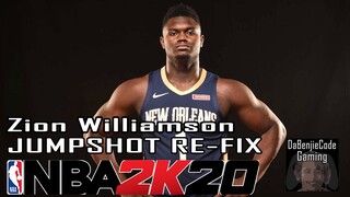 Zion Williamson Jumpshot Fix NBA 2K20