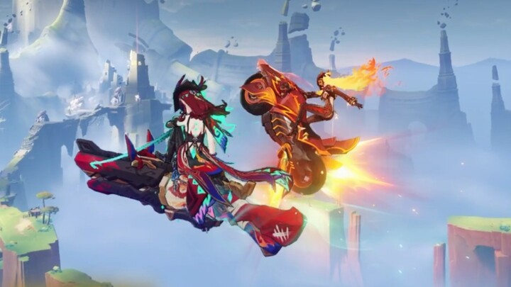 Berikan teman Anda sedikit kejutan setelah menggambar Dewa Api