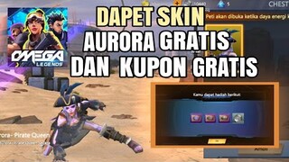 CARA DAPETIN SKIN AURORA - PIRATE QUEEN SECARA GRATIS .!! CARA REDEEM KODE .! OMEGA LEGEND INDONESIA