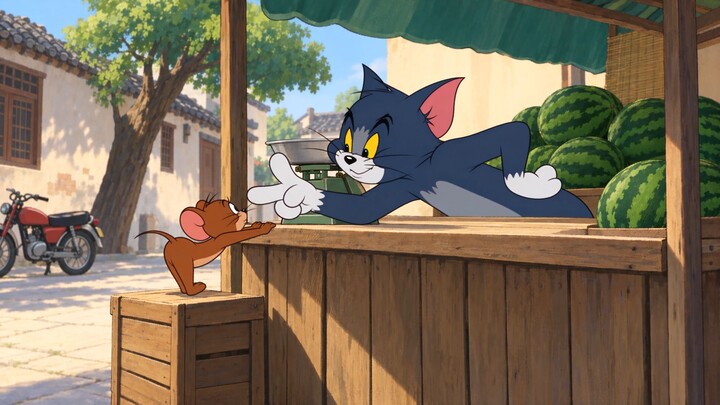 JERRY buys a melon