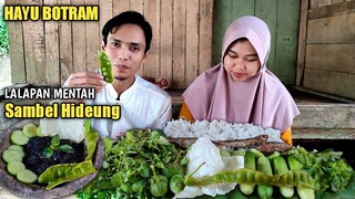 Langsung Ludes‼️Sambel Picung Pedas, PETE, Sambel Hitam, Lalapan Mentah, Ikan Asin, Masakan Kampung