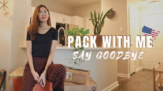 DU HỌC SINH MỸ| PACK WITH ME: Dọn dẹp, đóng đồ, chuẩn bị chuyển đến căn hộ mới ở HOUSTON | PART 2