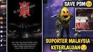 SUPORTER MALAYSIA SERANG SUPORTER INDONESIA😳😏 SAVE PSM MAKASSAR??