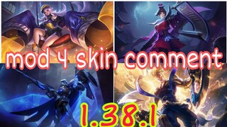 MOD 4 SKIN - ELSU KỊ SĨ TẬN THẾ - BUFFTERFLY PHƯỢNG CỬU THIÊN - NAKROTH LÔI QUANG SỨ - KEERA BÍ NGÔ