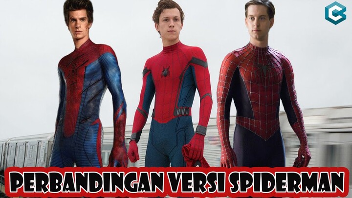 YANG MANA FAVORITMU? 7 PERBEDAAN MENCOLOK DARI SEMUA VERSI SPIDERMAN