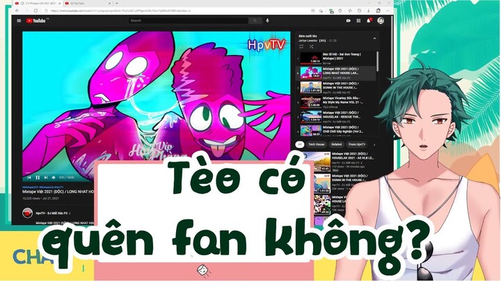 【3Di Vtuber Cut】Khi fan hỏi rằng sau này Tèo có quên mình không