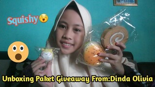 Unboxing Paket Giveaway From:Dinda Olivia  #bagus bgt hadiahnya